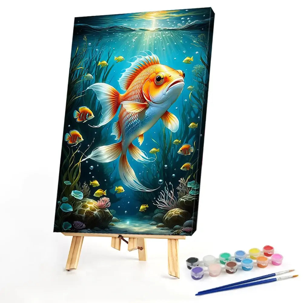 ocean goldfish paint by number