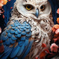Owl Full Round / Square Diamond Painting