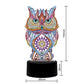DIY Owl Diamond Painting Led Table Lamp Ornament Size
