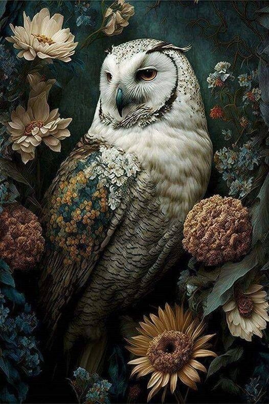owl diamond painting