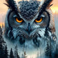 Owl Landscape Diamond Art kit