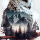 owl mountaint view diamond art kit
