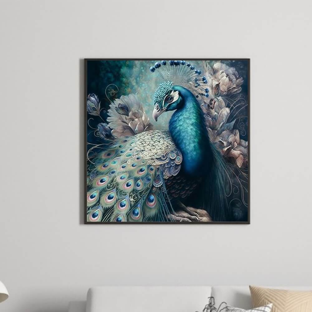 Peacock Full Round / Square Drill Diamond Painting