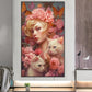 Pink Diamond Painting - Full Square - Beauty & Cat (40*70cm)