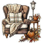 Pumpkin And Sofa Diamond Art Kit