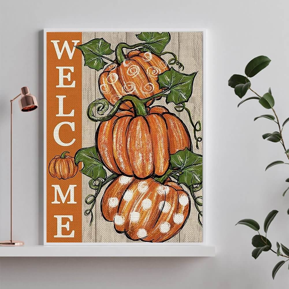 Pumpkin Welcome 5D DIY Diamond painting