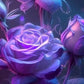 purple rose diy full drill diamond painting