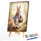 rabbit paint by number kit
