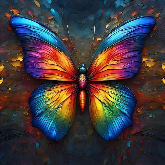 Rainbow Butterfly 5D DIY Diamond Painting