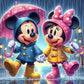 rainy day micky and minnie diamond art kits