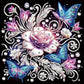 rose and butterfly sepcial diamond art