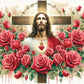 rose jesus diamond painting kit