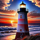 Seaside Lighthouse Diamond Painting 
