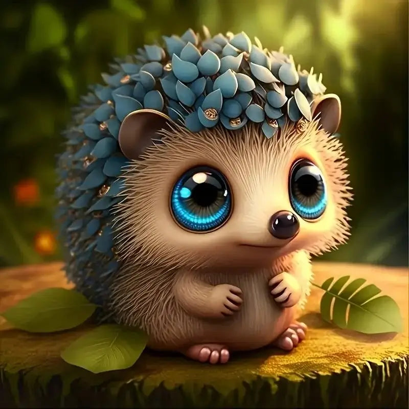 Small Hedgehog Diamond Painting