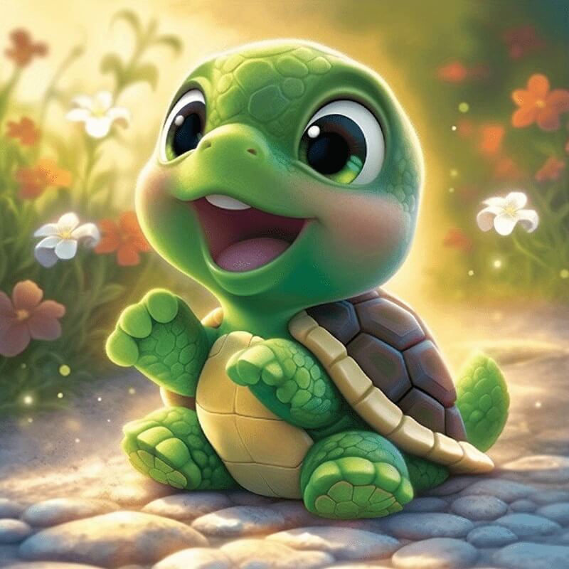 5D DIY Small Turtle Diamond Painting