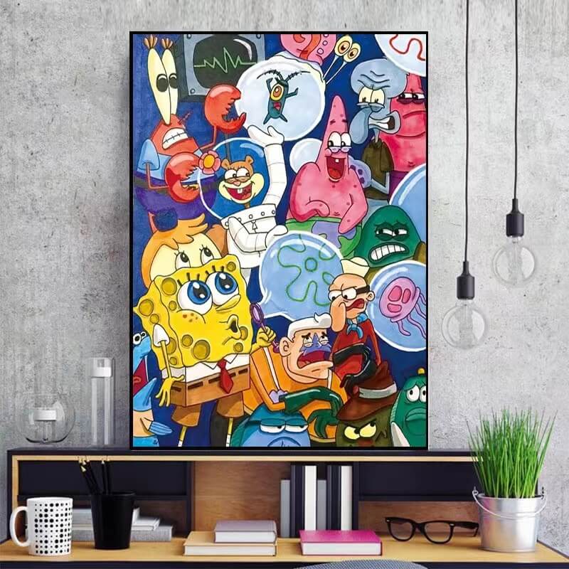 spongebob 5d diamond painting