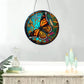 Stained Glass Butterfly DIY Diamond Painting Vintage Hanging Ornament 