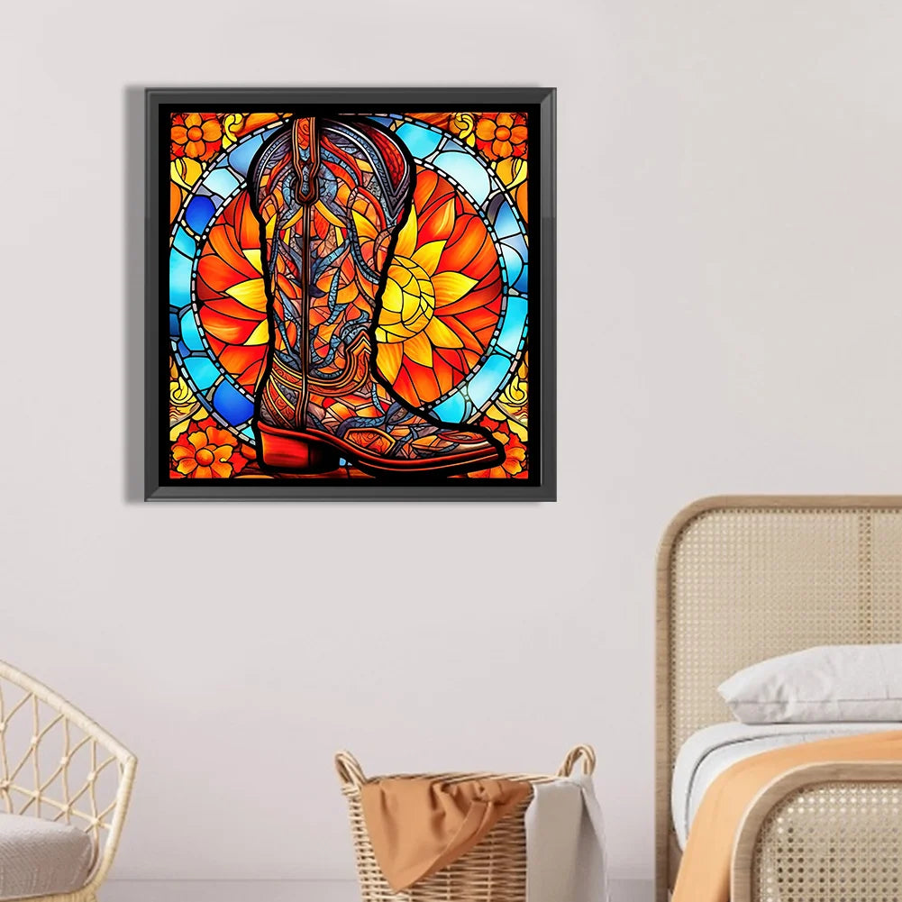 stained glass chelsea diamond painting