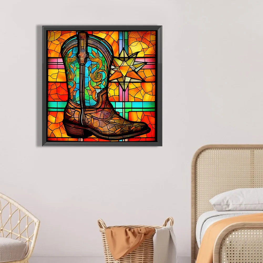 Stained Glass Chelsea Diamond Painting