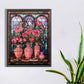 Stained Glass Rose Vase C Flower Diamond Painting