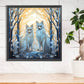 Stained Glass White Wolf DIY Diamond Painting
