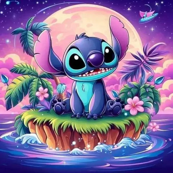 Stitch Cartoon Animation Full Drill 5D DIY Diamond Art Kits