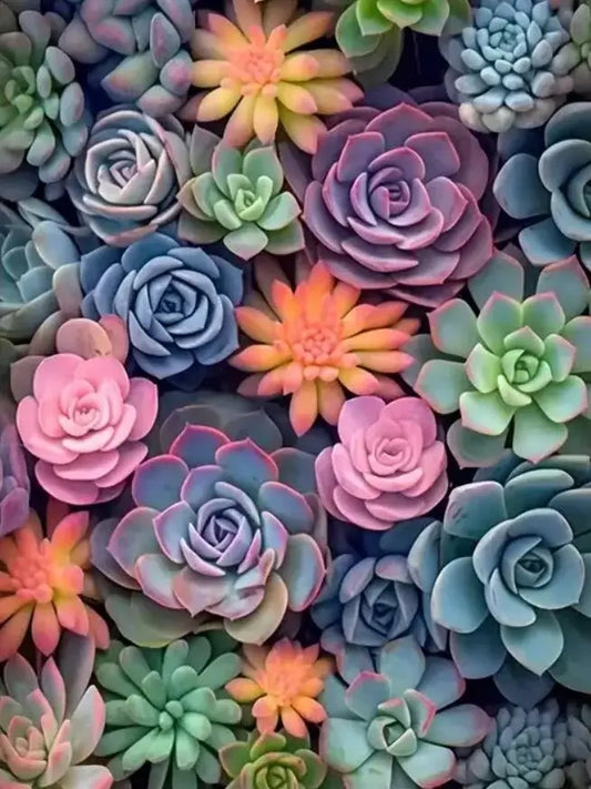 Succulent Diamond Painting Kit