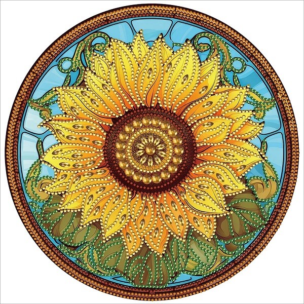 Sunflower Crystal Rhinestone Diamond Painting A