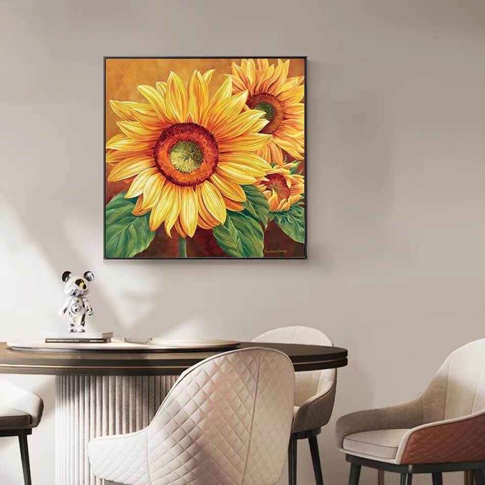 sunflowers 5d diamond painting kit