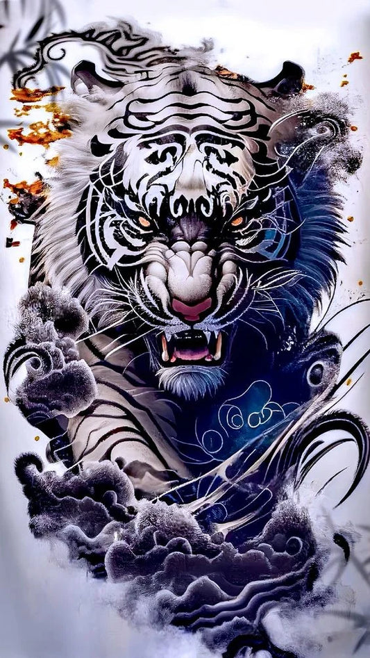 The White Tiger 5D DIY Diamond Painting