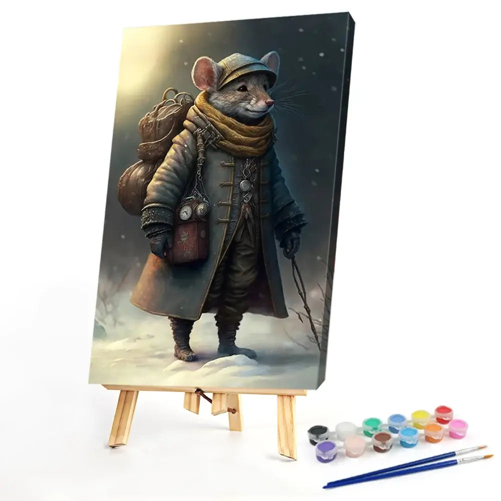 traveling rat paint by numbers kit