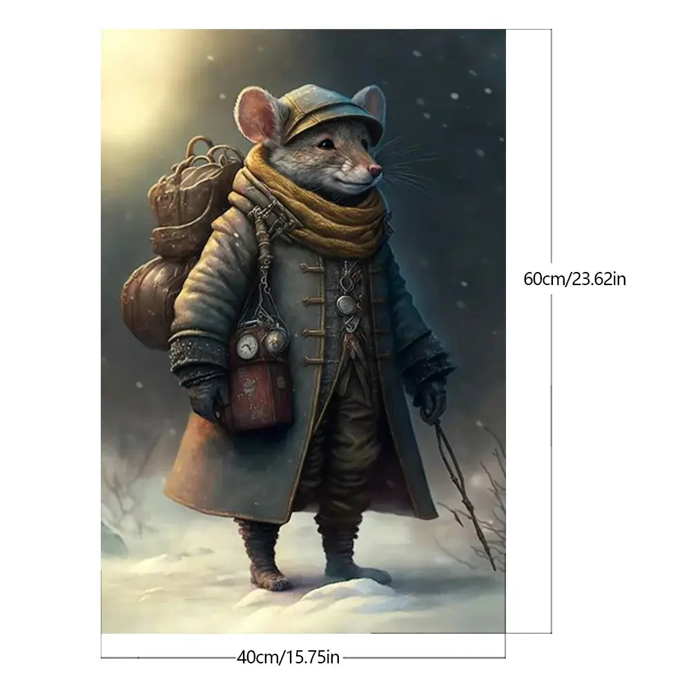 traveling rat paint by numbers size