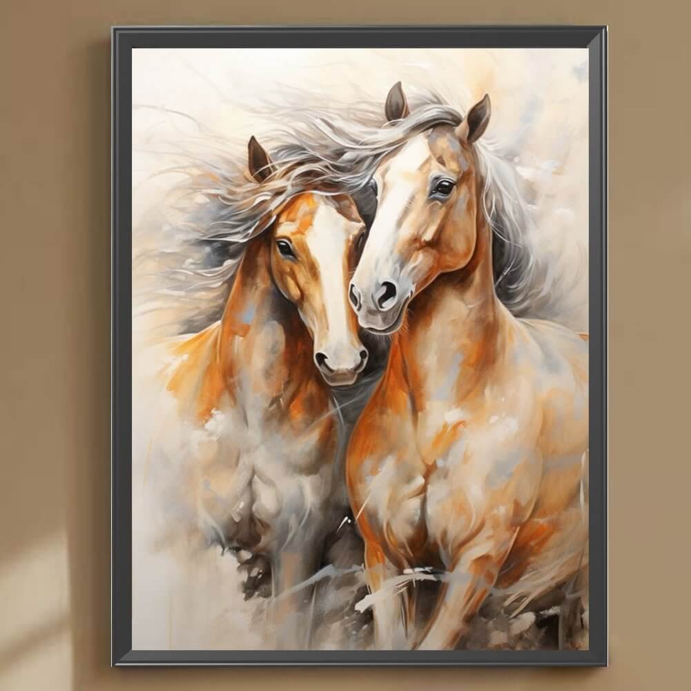 Two Horses Diamond Painting