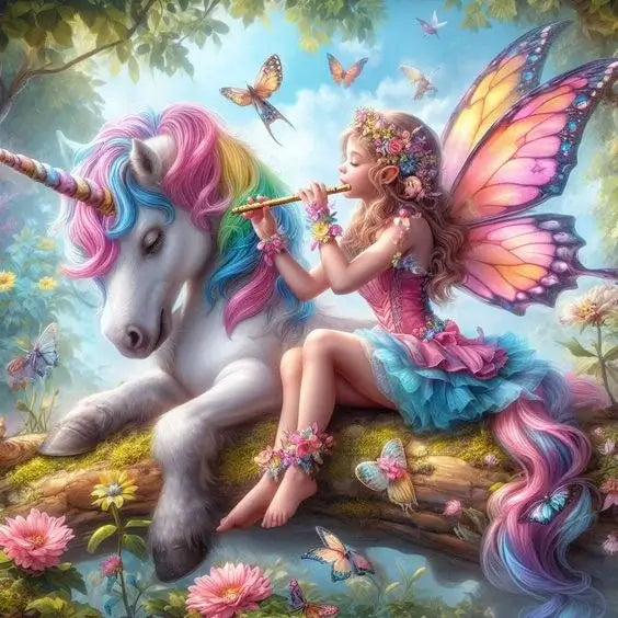 unicorn elf diamond painting