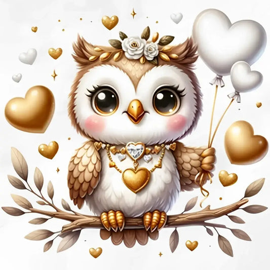 Owl Love 5D DIY Diamond Painting