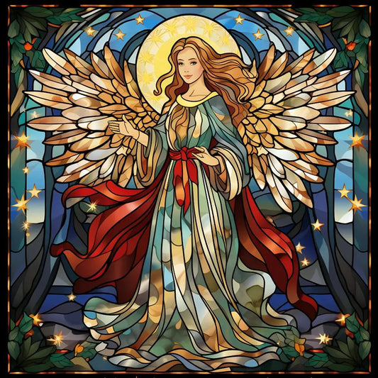 5D DIY Diamond Painting - Full Round / Square - Virgin Fairy Stained Glass D