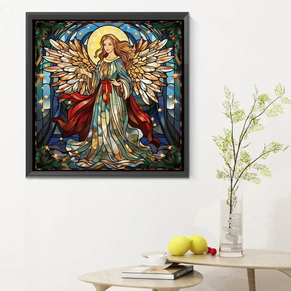 Virgin Fairy Stained Glass D 5D DIY Diamond Painting