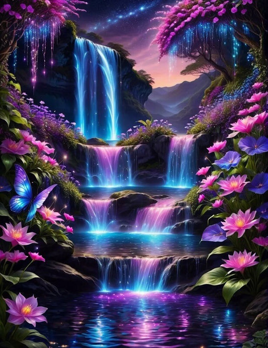 Waterfall View diamond art kit