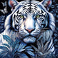 White Tiger Diamond Painting Kit