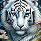 White Tiger 5D DIY Diamond Painting
