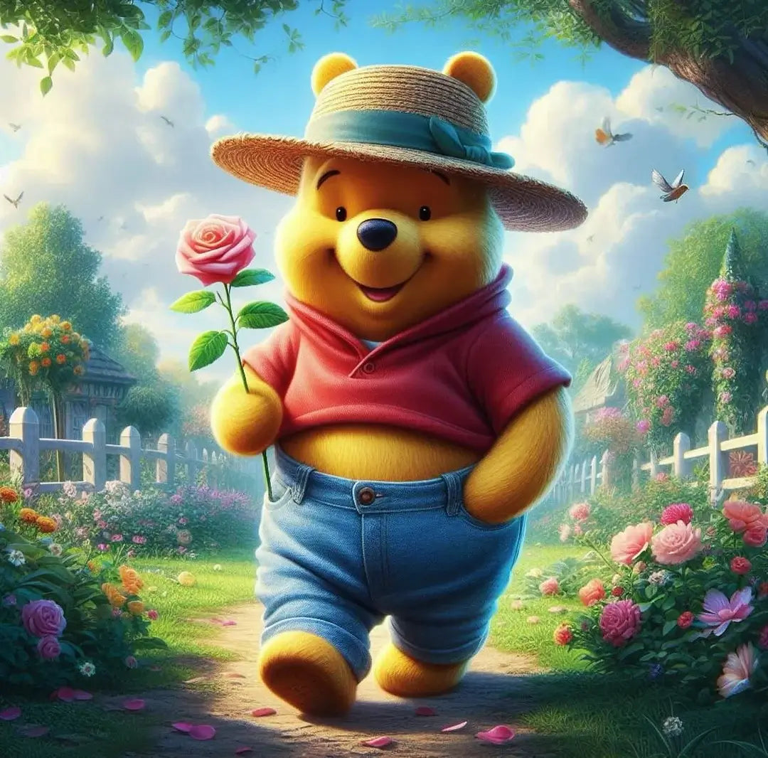 Winnie The Pooh Cartoon Animation Diamond Painting Kit