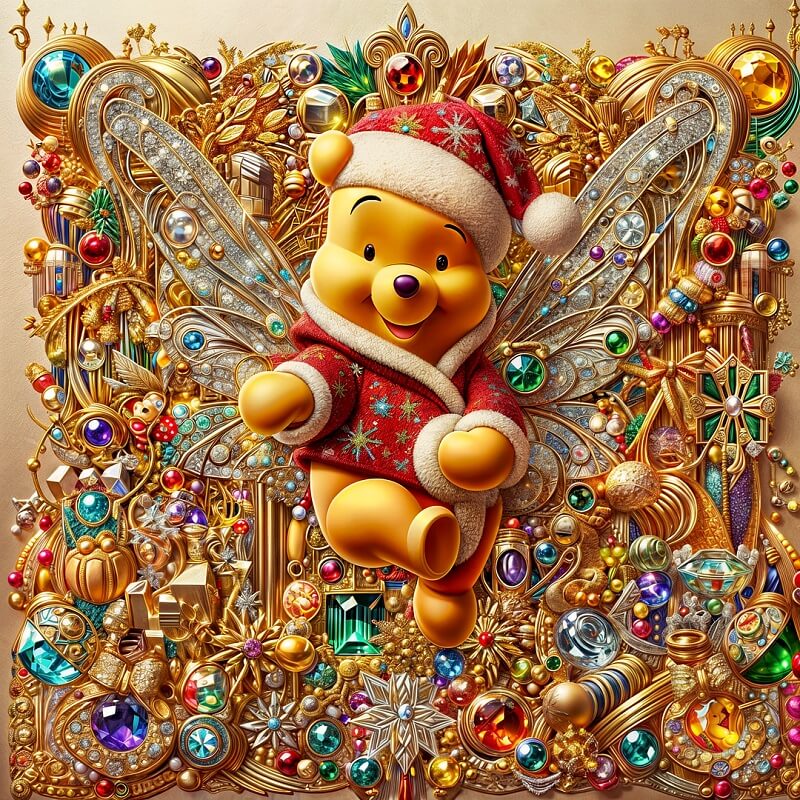 winnie the pooh elf diamond painting kit