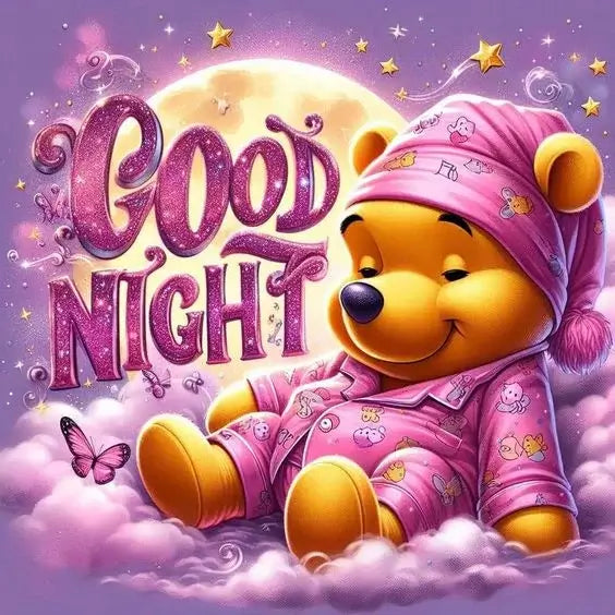good night winnie the pooh diamond art