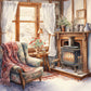 5D DIY Diamond Painting - Full Round / Square - Winter Room A
