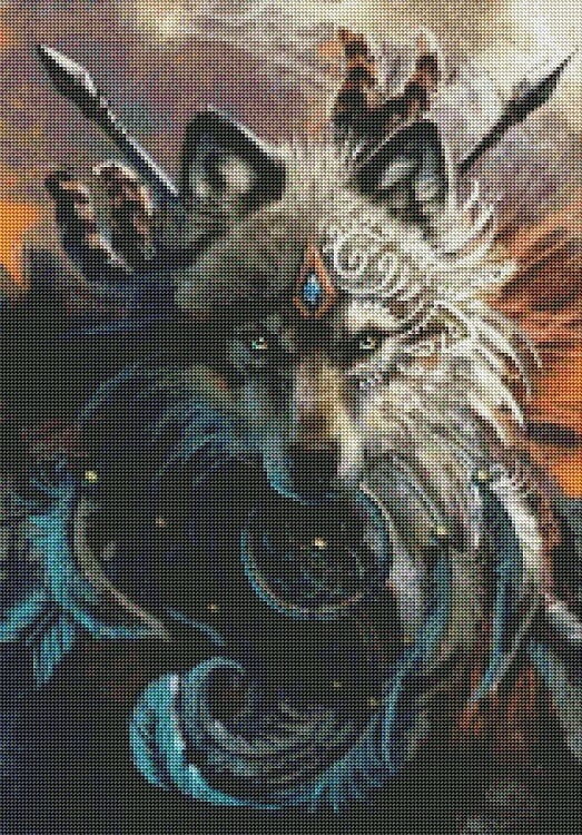 wolf warrior diy diamond painting kit