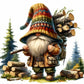 woodcutter gnome diamond painting