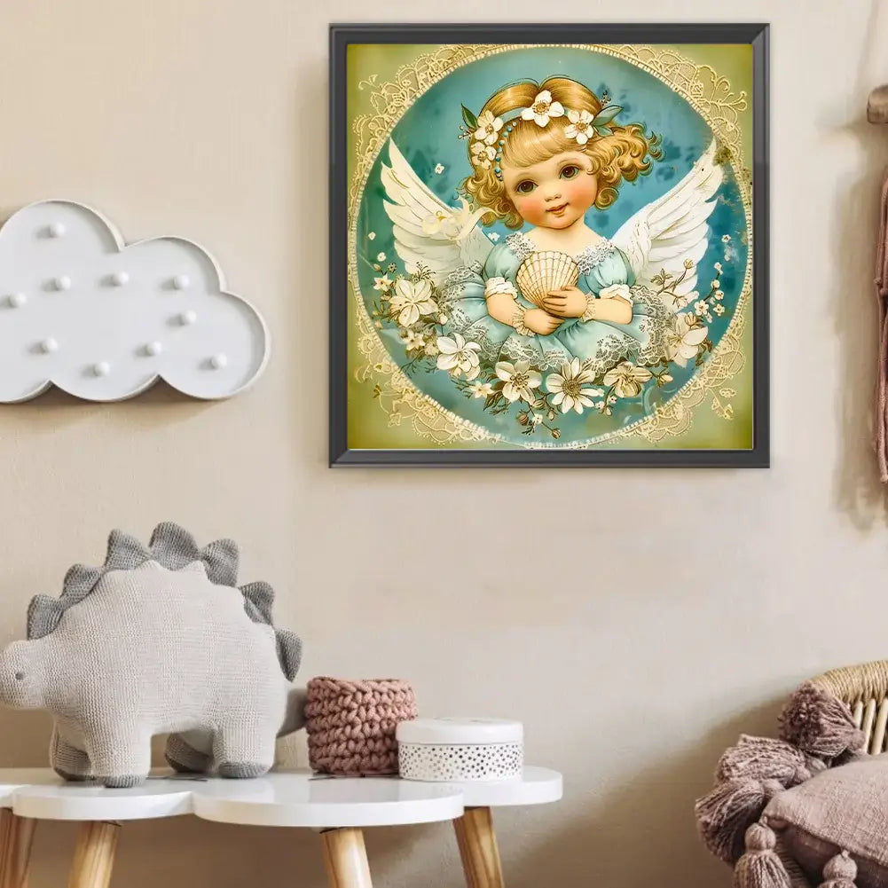 Wreath Angel Diamond Painting Kit