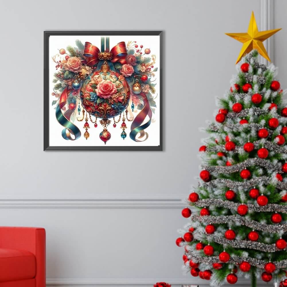 xmas ball diamond art kit for holiday decor