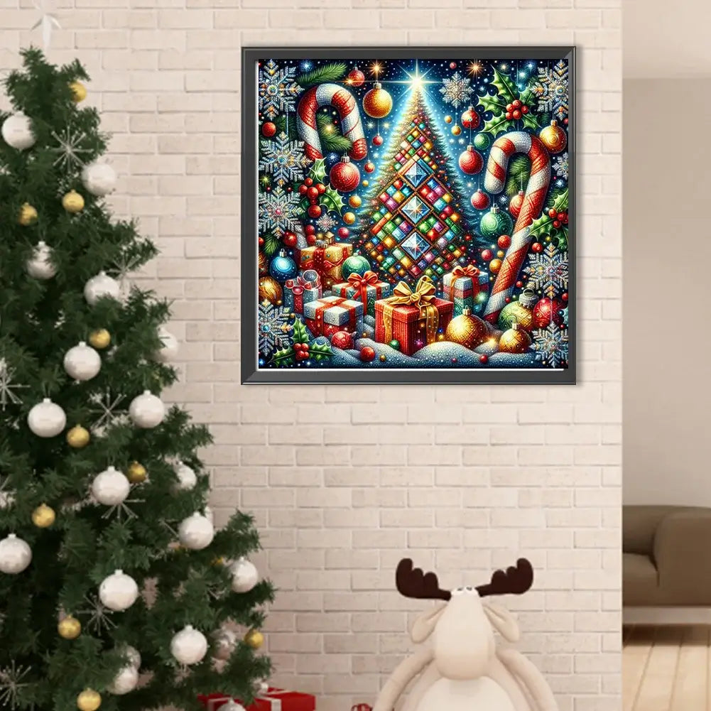 xmas tree diamond painting