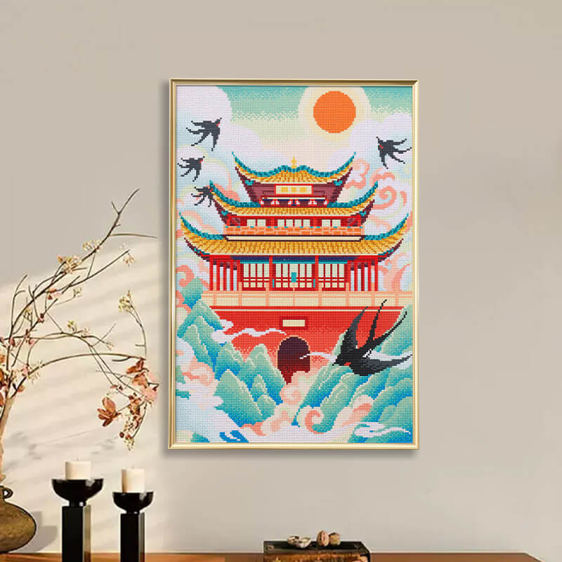 yueyang tower diamond painting